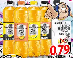 Il Genio Supermercato San benedetto the pesca the limone classico zero offerta