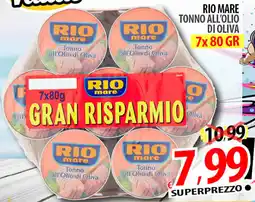 Il Genio Supermercato Rio mare tonno all'olio di oliva offerta