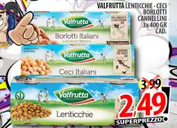 Il Genio Supermercato Valfrutta lenticchie-ceci borlotti cannellini offerta