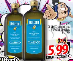 Il Genio Supermercato De cecco olio extra vergine di oliva offerta