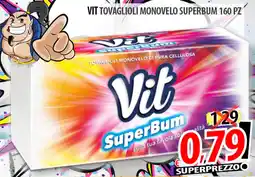 Il Genio Supermercato Vit tovaglioli monovelo superbum offerta