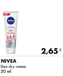 Iper Tosano NIVEA Deo dry crema offerta