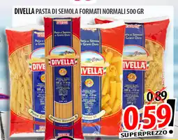 Il Genio Supermercato Divella pasta di semola formati normali offerta