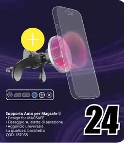 MediaWorld Cellularline Supporto Auto per Magsafe offerta