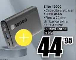 MediaWorld Cellularline Elite 10000 offerta