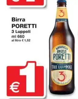 Prix Quality Birra PORETTI 3 Luppoli offerta