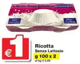 Prix Quality Ricotta Senza Lattosio offerta