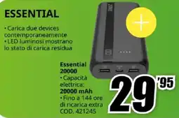 MediaWorld Cellularline Essential 20000 offerta