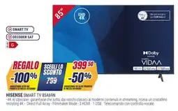 Trony HISENSE SMART TV 85A69N offerta