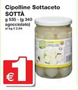 Prix Quality Cipolline Sottaceto SOTTÀ offerta