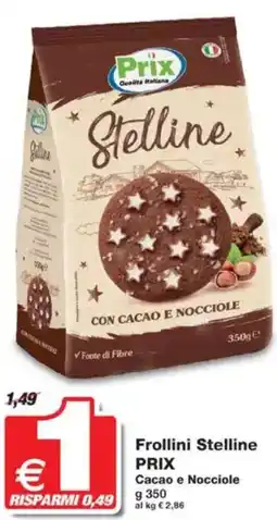 Prix Quality Frollini Stelline PRIX offerta