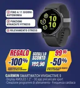 Trony Garmin smartwatch vivoactive 5 offerta