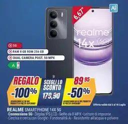Trony REALME SMARTPHONE 14X 5G offerta