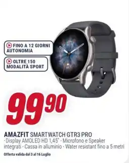 Trony AMAZFIT SMARTWATCH GTR3 PRO offerta