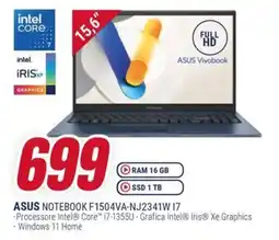 Trony ASUS NOTEBOOK F1504VA-NJ2341W I7 offerta