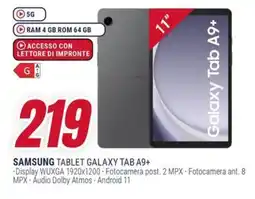 Trony SAMSUNG TABLET GALAXY TAB A9+ offerta