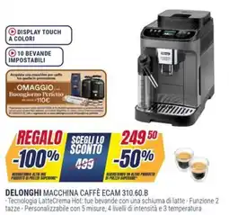 Trony DELONGHI MACCHINA CAFFÈ ECAM 310.60.B offerta