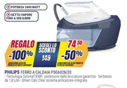 Trony PHILIPS FERRO A CALDAIA PSG6026/20 offerta
