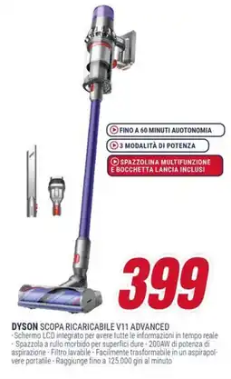 Trony DYSON SCOPA RICARICABILE V11 ADVANCED offerta