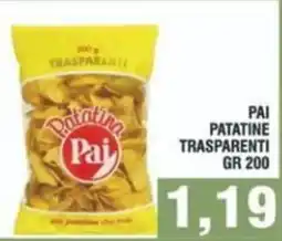 Bitar Pai patatine trasparenti offerta
