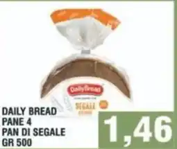 Bitar Daily bread pane 4 pan di segale offerta