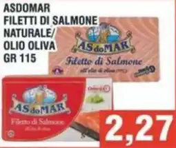 Bitar Asdomar filetti di salmone naturale/olio oliva offerta