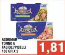 Bitar Asdomar tonno e fagioli/piselli offerta