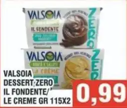 Bitar Valsoia creme dessert zero il fondente/ le creme offerta