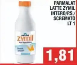 Bitar Parmalat latte zymil intero/p.s./ scremato offerta