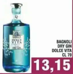 Bitar Bagnoli dry gin dolce vita offerta