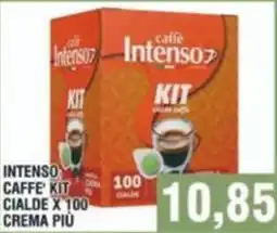 Bitar Intenso caffe' kit cialde x 100 crema più offerta