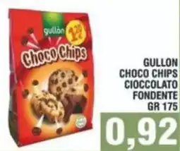 Bitar Gullon choco chips cioccolato fondente offerta