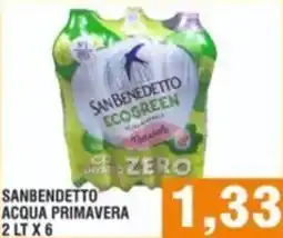 Bitar Sanbendetto acqua primavera offerta