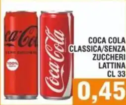 Bitar Coca cola classica/senza zuccheri lattina offerta
