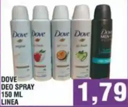 Bitar Dove deo spray linea offerta
