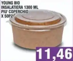 Bitar Young bio insalatiera piu' coperchio linea x 50pz offerta