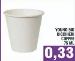 Bitar Young bio bicchieri coffee offerta