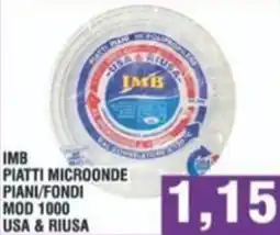Bitar Imb piatti microonde piani/fondi mod 1000 usa & riusa offerta