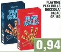 Bitar Playtime play rolls nocciola/ cacao offerta