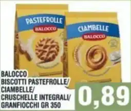Bitar Balocco biscotti pastefrolle ciambelle/ cruschelle integrali/ granfiocchi offerta