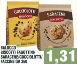 Bitar Balocco biscotti fagottini/ saracene/gocciolotti/ faccine offerta
