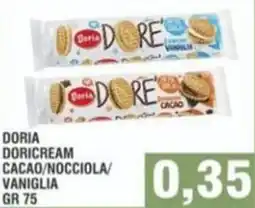 Bitar Doria doricream cacao/nocciola/ vaniglia offerta