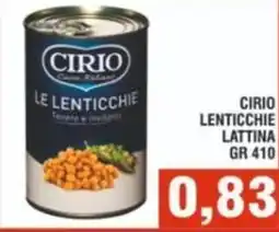 Bitar Cirio lenticchie lattina offerta