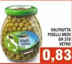Bitar Valfrutta piselli medi vetro offerta