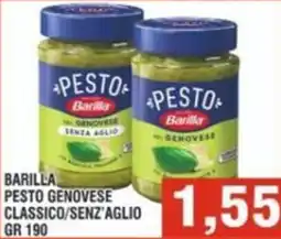 Bitar Barilla pesto genovese classico/senz'aglio offerta