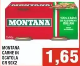 Bitar Montana carne in scatola offerta