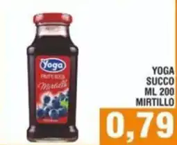 Bitar Yoga succo mirtillo offerta