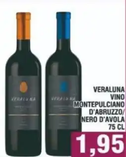 Bitar Veraluna vino montepulciano d'abruzzo/ nero d'avola offerta