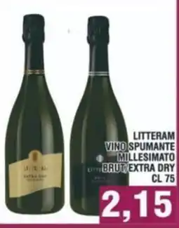Bitar Litteram vino spumante millesimato brut extra dry offerta