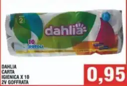 Bitar Dahlia carta igienica x 10 2V GOFFRATA offerta
